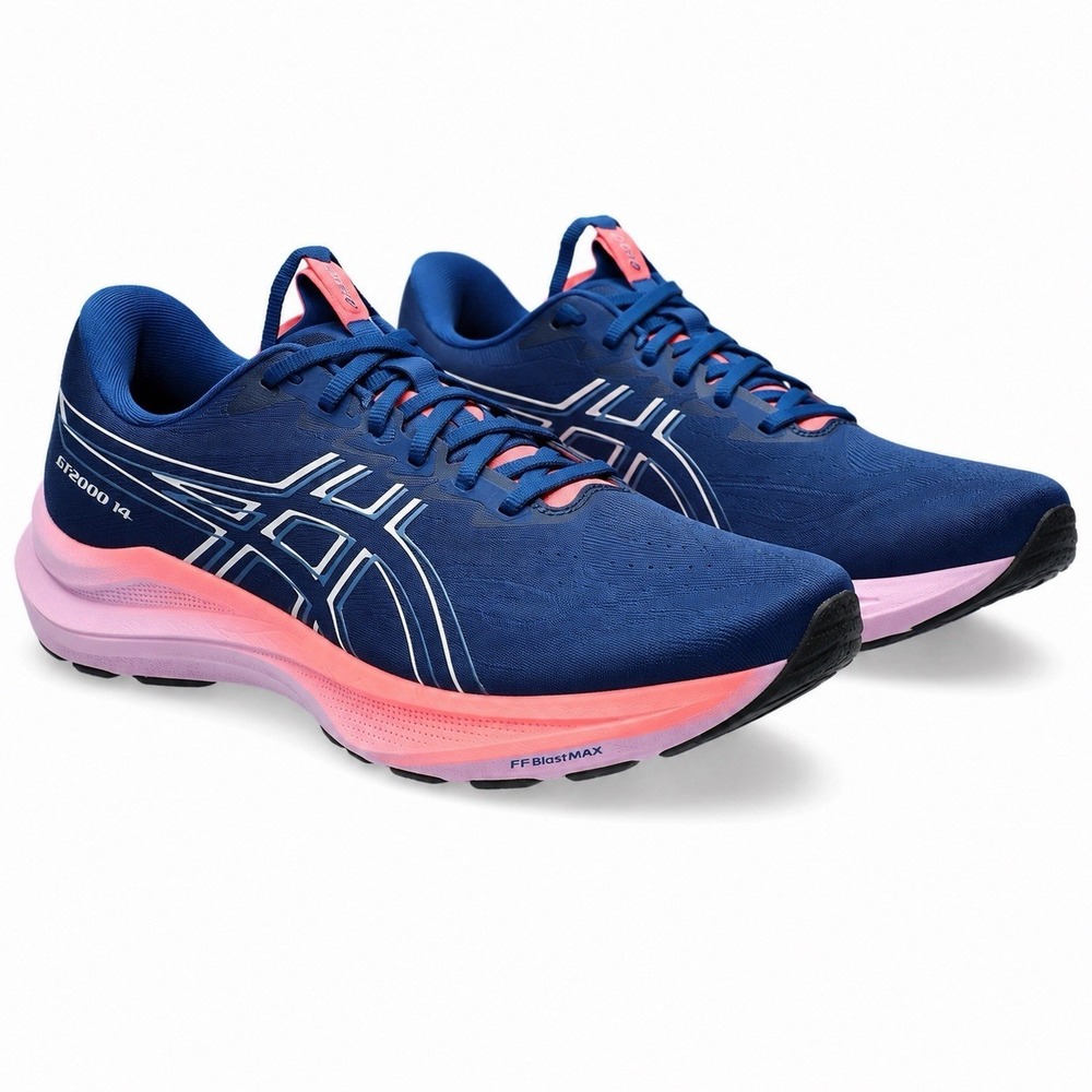 Asics GT-2000 14 Blue White Pink 1012B843 Women's Size 11.5 Running Shoes